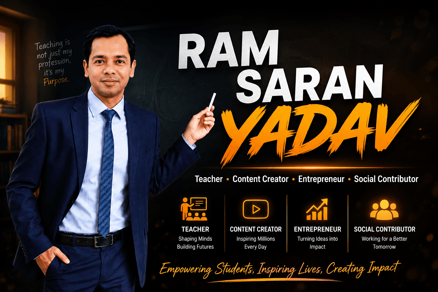 Ram Saran Yadav Biography